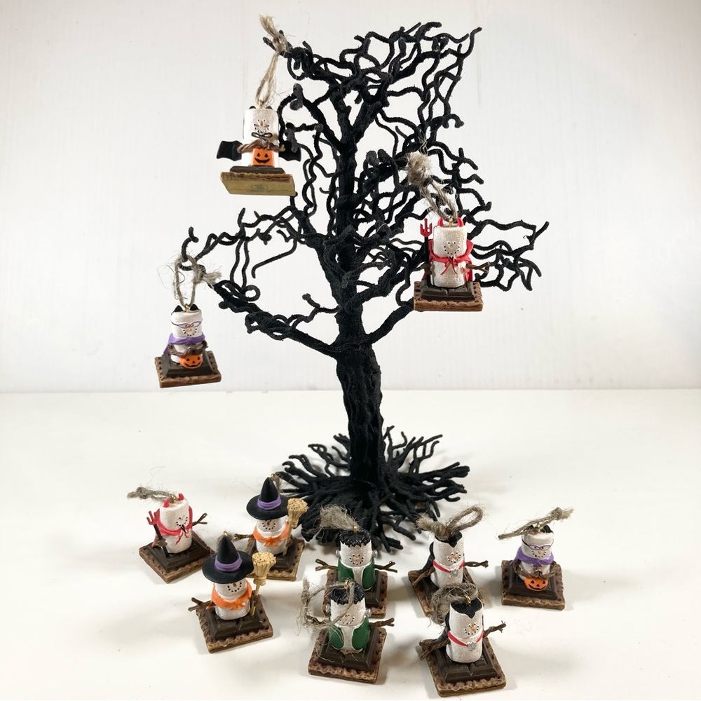 Original S’mores Halloween Mini Ornaments and Tree by Midwest